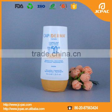 Oval Empty Cosmetic Tube For Sunscreen Packaging