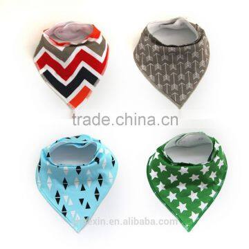 OEM Service Supply Type Cotton Material Baby Bandana bibs