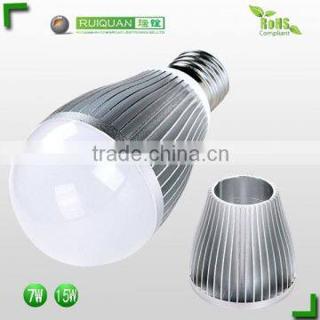 Cold forging aluminum heatsink led bulb lamp components