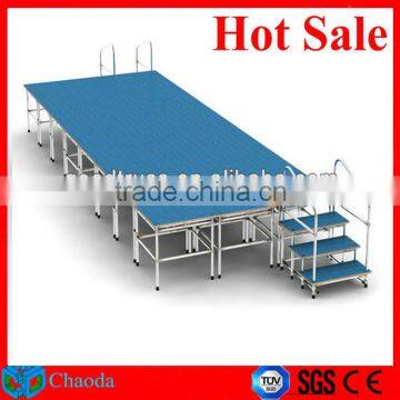 Hot sale Cheap CE ,SGS, TUV cetificited 1.22*1.22m or 1.22m*2.44m aluminum stage rigging