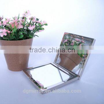Party Pocket Compact Mirror, Beidesmaid Gift, Fold Double Sided Make up Mirror, Lady Square Metal Pocket Mirror photo-5