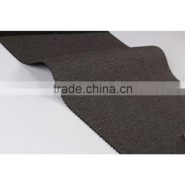Hot Sale Deep Hemp Grey Polyester Interlock Yarn Dyed Scuba Textile Fabric photo-2