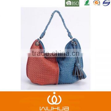 2014 Latest New Fashion Braided Hobo Fashion Handbags/PU Bags/Cheap Hobo Handbags