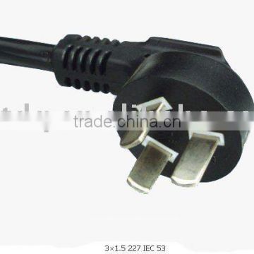 125v ul standard ac power cord electrical plug