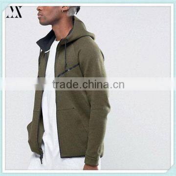 2016 Wholesale Man Jacket Raglan Sleeves Windbreaker In Green Custom Jacket