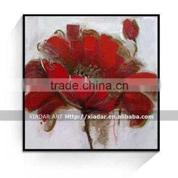 Shu1798 wall decor fabric flower painting designs