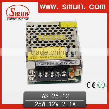 25W 12V 2.1A Compact Switching Power Supply(AS-25-12)
