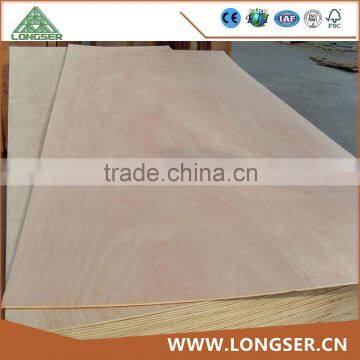 E2 Glue BB/CC Grade 3.2mm Okoume Plywood to South America