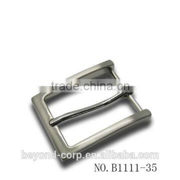 2016 Plain design men gun brushed pin buckle for belt 35mm