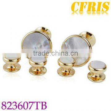 Manufacturer sales brass shell cufflinks sets