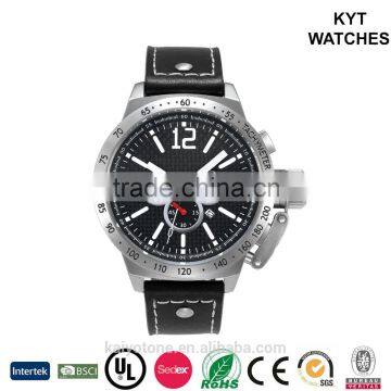 2016 customs big size chronograph dive watch with stainless steel case 10atm water resistant