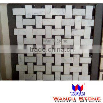 modern house design 12'' square marble mosaic tile