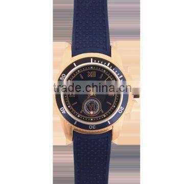 Calgary Watches Mazzini Midnight Blue Watch, Blue and Gold photo-4