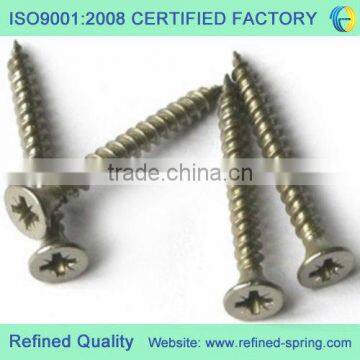 Double countersunk head chipboard screw