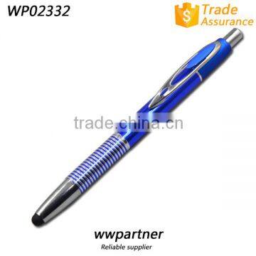 Cheap Custom Logo Office Metal Pen with Rubber Tip