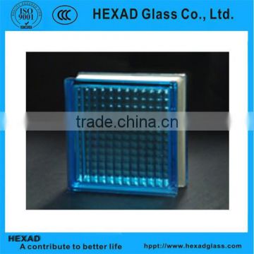 High Quality Blue Parallel Glass Block with ISO Certificate for Decorative