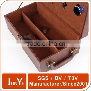 Hard Cover With Holder 5 Liter 6 Bottle Wood Wine Box Dividers photo-2