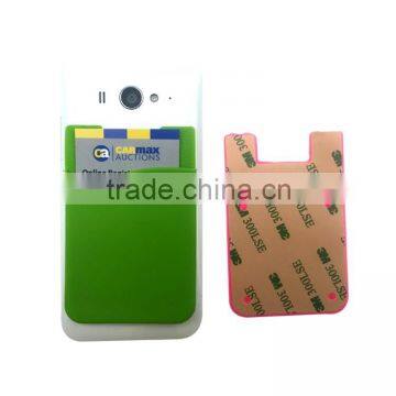 3M Sticker Silicone Smart Wallet,iwallet for Mobile Phone Silicone Card Holder photo-3