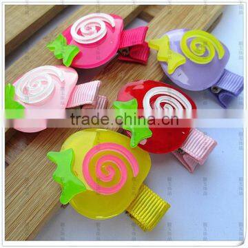 JP8058 New design candy color bowknot lollipop strawberry hair bands 2015