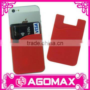 Business Gifts 3M sticky smartphone silicone smart card wallet