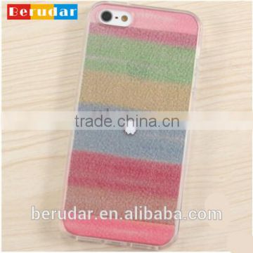 2016 new products thin soft transparent pattern printing case for iphone 6