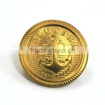 32L metal brass blazer sewing button