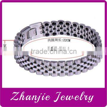 Best Selling in Western Sport Style Jewelry Stainless Steel Magnetic Power Bracelet Bio Health Bracelet