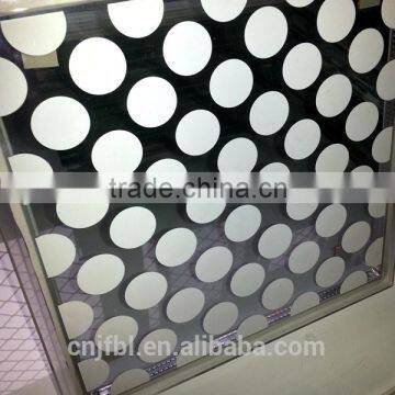 Ceramic fritted printing window glass, sound proof glass, insulated tempered glass