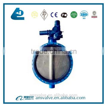 China Manufacturer DN40-1200 U Type Flanged Butterfly Valve with worm gear