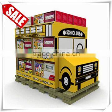 Cardboard flooring car model display stand