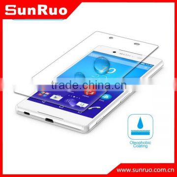 Cell phone tempered glass screen cover for Sony z4, for Sony z4 screen film