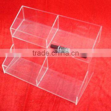 Top level hotsell clear acrylic cd dvd display shelf