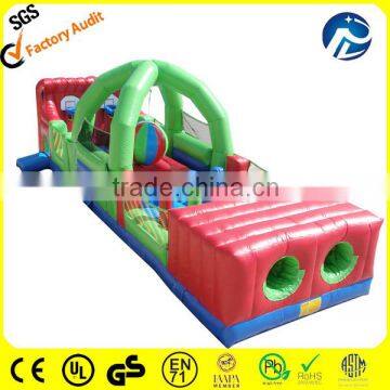 inflatable train obstacle course