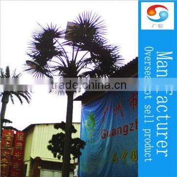 Solar LED outdoor landscape light up palm tree plant