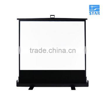 60 Inch 16:9 Floor Pull-up Projection Screen, Portable Projection Screens Easy Carry photo-6