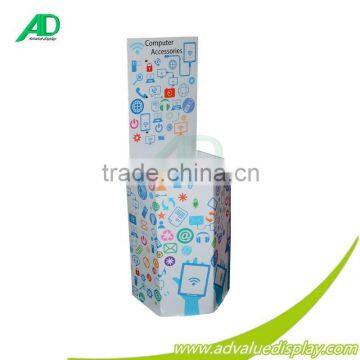 Custom Promotional cardboard dump bin for cosmetic