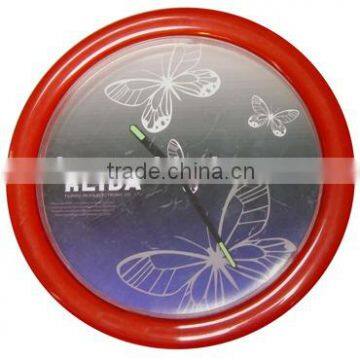 plastic wall clock beautiful design