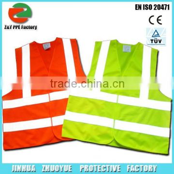 Multi-Pocket high visibility safety vest