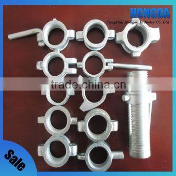 HDG scaffolding prop sleeve with nut