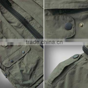 New Arrival 2015 Winter Male Photographer Plus Size Casual Vest Sleeveless Jackets With Hooded Waterproof Outwear Waistcoats photo-5