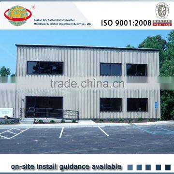 Attractive apperance pre-engineered structural steel office building layout