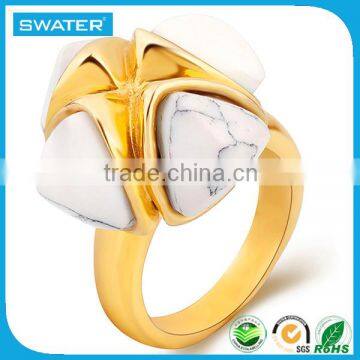 New Fashion Design Gemstone Jewelry Ladies Finger Gold Ring Design