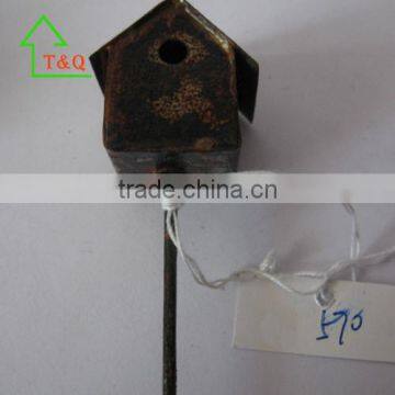 New Mini Garden- Fairy Garden Metal Garden Bird House