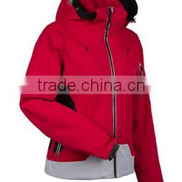 womens winter outdoor Ski Jacket with elastic cuff