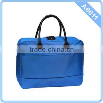 wholesale travel bag with fake leather handle duffle bag