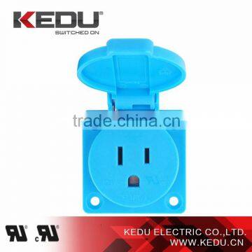 KEDU Hot Sale American Socket 15A 125V 2P+PE