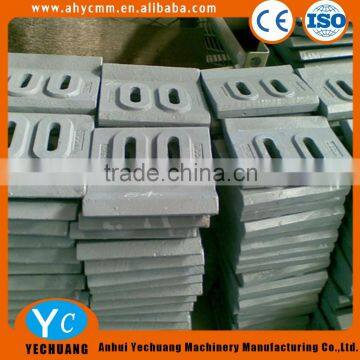 Original SICOMA Mixer MAO Type 2250/1500 Wear Resistant Parts Rectangular Blade