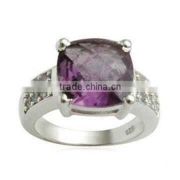 amethyst ring, Indian Birthstone Rings, Birthstone Rings