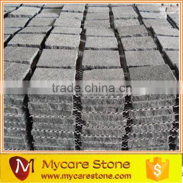Granite Cobblestone Paver,granite Tumble Cobblestone Paver Mesh Back photo-4