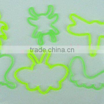 fashion rubber band,insect shaped rubber bands,silicone shaped rubber band